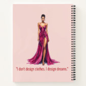 Carnet Personalized Fashion Sketch Book (Dos)