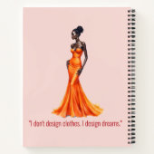 Carnet Personalized Fashion Sketch Book (Dos)