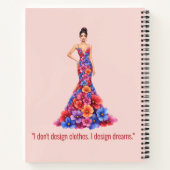 Carnet Personalized Fashion Sketch Book (Dos)