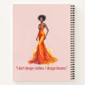 Carnet Personalized Fashion Sketch Book (Dos)
