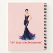 Carnet Personalized Fashion Sketch Book (Dos)