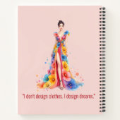 Carnet Personalized Fashion Sketch Book (Dos)