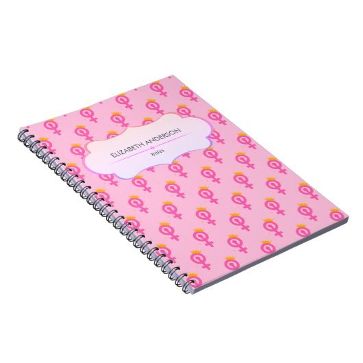 Carnet Personalized Feminist Pink (Côté Droit)
