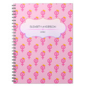 Carnet Personalized Feminist Pink (Devant)