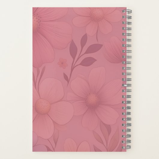 Carnet Personalized Floral Notebook (Verso)