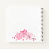 Carnet Personalized Floral Recipe Notebook – Custom Name  (Dos)