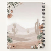 Carnet Personalized Floral & Western Desert (Dos)