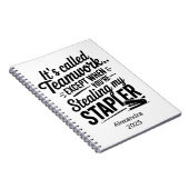 Carnet Personalized Funny Office Quote (Côté Droit)