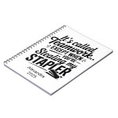 Carnet Personalized Funny Office Quote (Côté gauche)