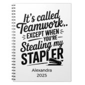 Carnet Personalized Funny Office Quote (Devant)