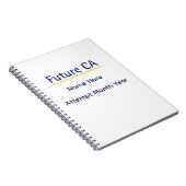 Carnet Personalized Future CA Notebook – Custom Name Exam (Côté Droit)