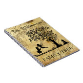 Carnet Personalized Genealogy Vintage Family Tree (Côté Droit)