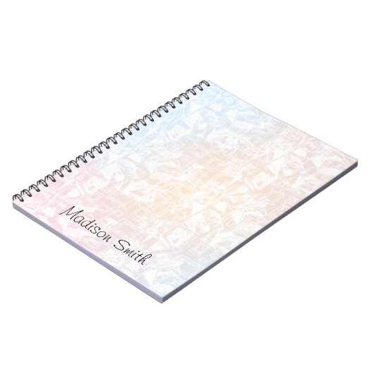 Carnet Personalized Geometric  (Côté gauche)