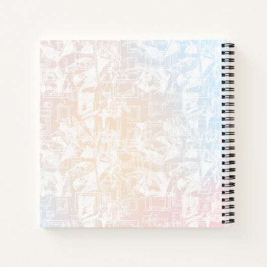 Carnet Personalized Geometric Pattern (Dos)