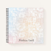 Carnet Personalized Geometric Pattern (Devant)