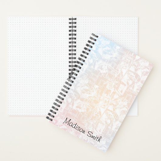 Carnet Personalized Geometric Pattern (À l'intérieur)