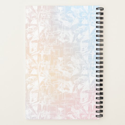 Carnet Personalized Geometric Pattern (Verso)