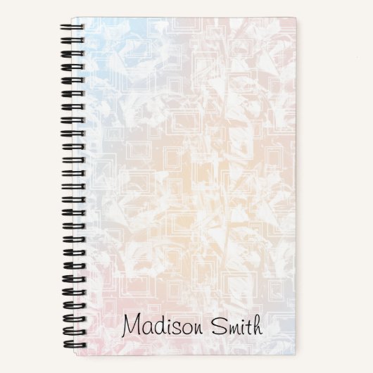 Carnet Personalized Geometric Pattern (Recto)