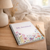 Carnet Personalized Gift for Her Wildflower 