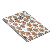 Carnet Personalized Gingerbread Men Christmas Notebook (Côté Droit)