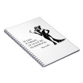 Carnet Personalized Glam Style Quote Design  (Côté Droit)