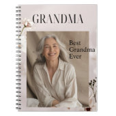 Carnet Personalized Grandma Notebook | Best Grandma Ever  (Devant)