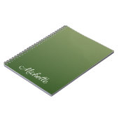 Carnet Personalized green (Côté gauche)