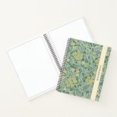 Carnet Personalized Green Jasmine Floral Pattern (Intérieur)
