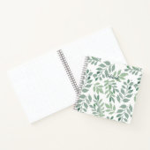 Carnet Personalized Green Leaf Spiral Notebook (Intérieur)
