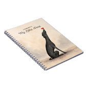 Carnet Personalized Greyhound Notebook with Name (Côté Droit)
