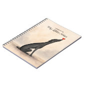 Carnet Personalized Greyhound Notebook with Name (Côté gauche)
