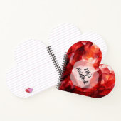 Carnet Personalized Heart Spiral NoteBook For Work& Study (Intérieur)