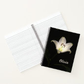 Carnet Personalized Illuminated Tulip Spiral Notebook (Intérieur)