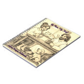 Carnet Personalized Jesus With Us Sepia Faith Notebook  (Côté gauche)