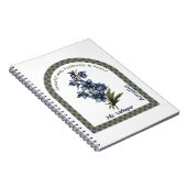 Carnet Personalized July Birth Month Flower Notebook (Côté Droit)