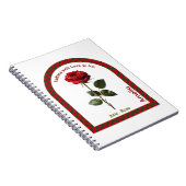 Carnet Personalized June Birth Month Flower Notebook (Côté Droit)
