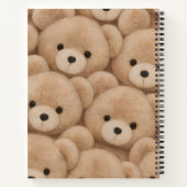 Carnet Personalized Kawaii Plush Teddy Bear (Dos)