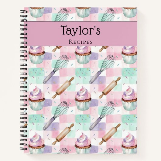 Carnet Personalized Keepsake Recipe Fill-In (Devant)