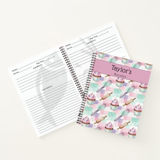 Carnet Personalized Keepsake Recipe Fill-In (Intérieur)