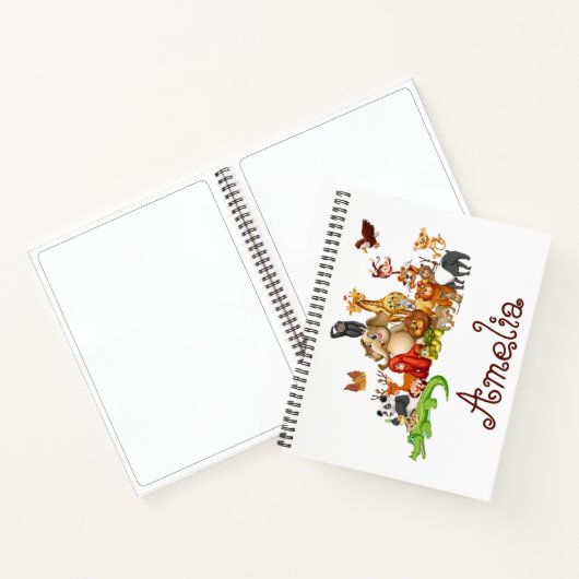 Carnet Personalized Kid's animals Sketch (Intérieur)
