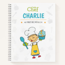 Personalized Kids Cookbook for Boys – Cupcake Them