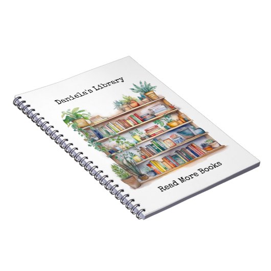 Carnet Personalized Library Watercolor Notebooks (Côté Droit)