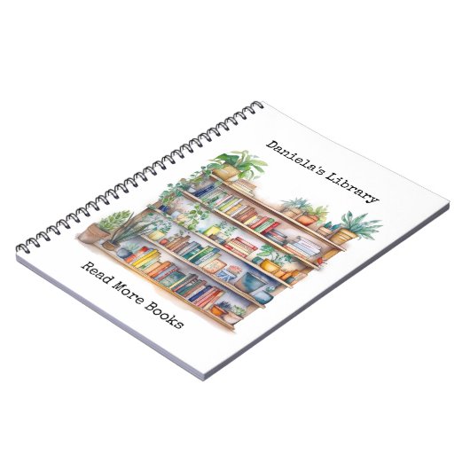 Carnet Personalized Library Watercolor Notebooks (Côté gauche)