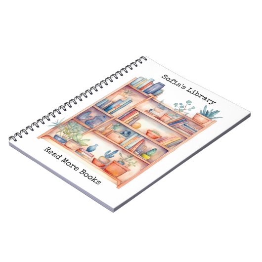 Carnet Personalized Library Watercolor Notebooks (Côté gauche)