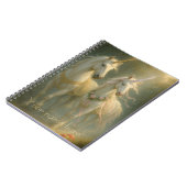 Carnet Personalized Magestic Unicorns forest sunrise (Côté gauche)