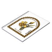 Carnet Personalized March Birth Month Flower Notebook (Côté gauche)