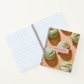 Carnet Personalized Matcha Ice Cream Scoop  (Intérieur)