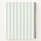 Carnet Personalized Minimalist Aesthetic Pastel Notebook (Dos)