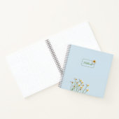 Carnet Personalized Minimalist Floral Notebook (Intérieur)