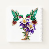 Carnet Personalized Monogram H Jeweled Hummingbird Gift (Dos)